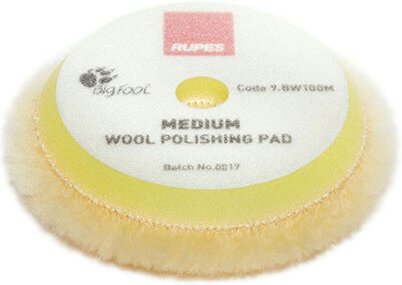 Mittlerer gelber Wollpuffer-Durchmesser 80/90 mm