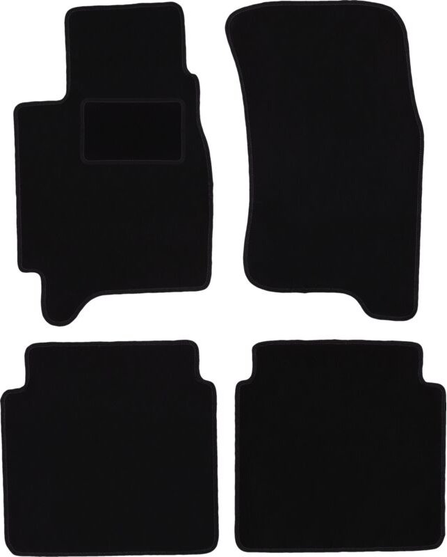 Schwarze Veloursmatten für: Subaru Outback II Kombi, Limousine (1999-2004)