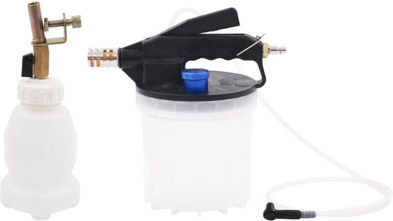 Thumbnail - Pneumatische Bremsen-Entlüftungspumpe mit Einfüllflasche 2 l Vidaxl