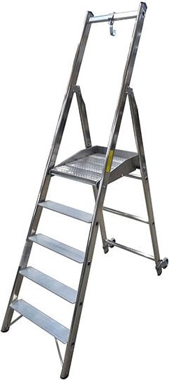 Matisère - Stehleiter 4 Stufen - Maximale Arbeitshöhe 2.88m - 79264NFA