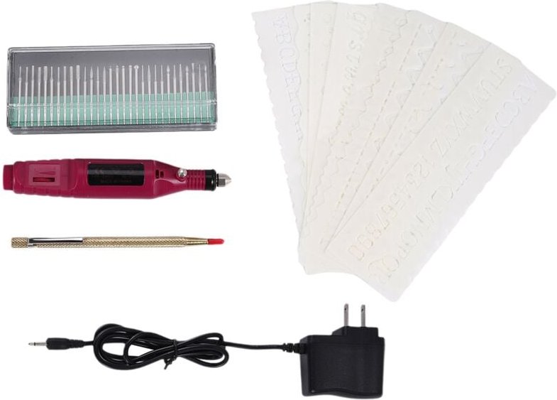 Thumbnail - Elektrischer Mini-Gravierstift, Mini-DIY-Gravierwerkzeug-Kit für Metall, Glas, Keramik, Kunststoff, , Schmuck mit Scribe...