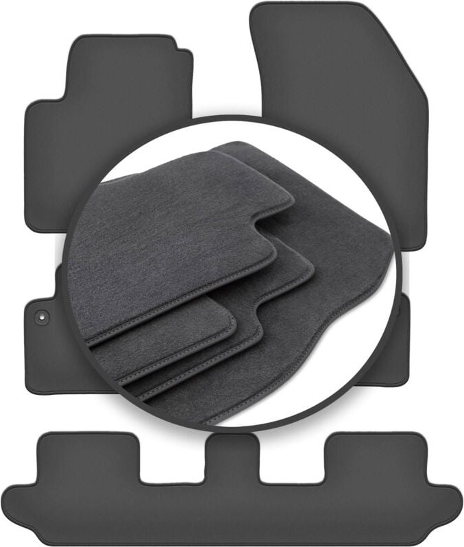 Premium-Automatten für: Volvo XC90 I SUV 7-Sitzer (2002-2014)