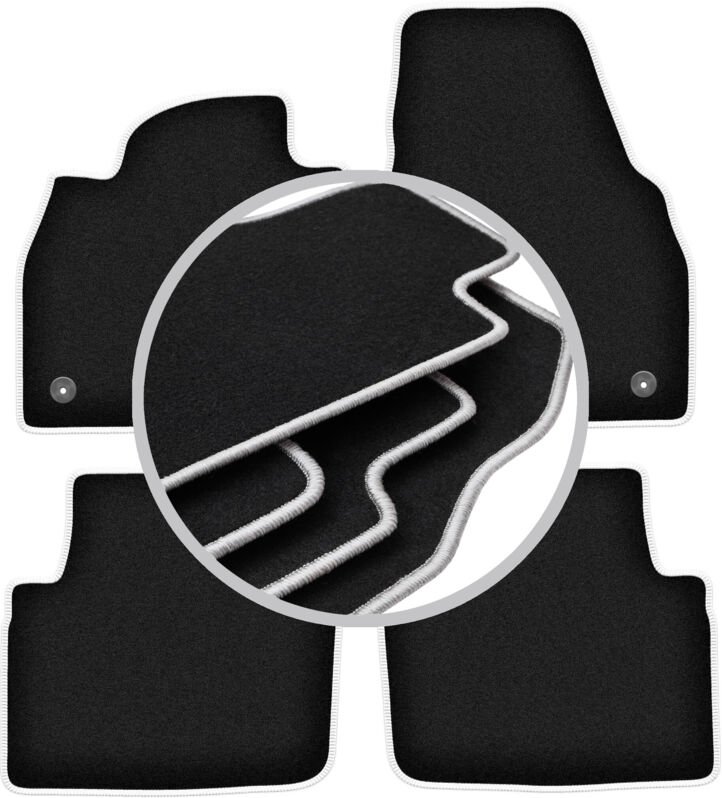 CARLUX-SILVER Autofußmatten für: Skoda Kamiq Crossover (2019-)