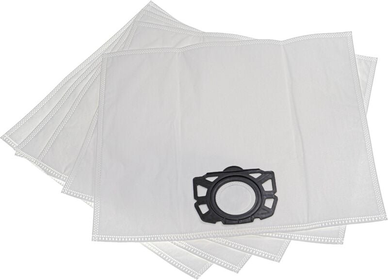 vhbw 5x Staubsaugerbeutel Ersatz für Kärcher 69044130 für Staubsauger - Mikrovlies, 39cm x 24,5cm Weiss