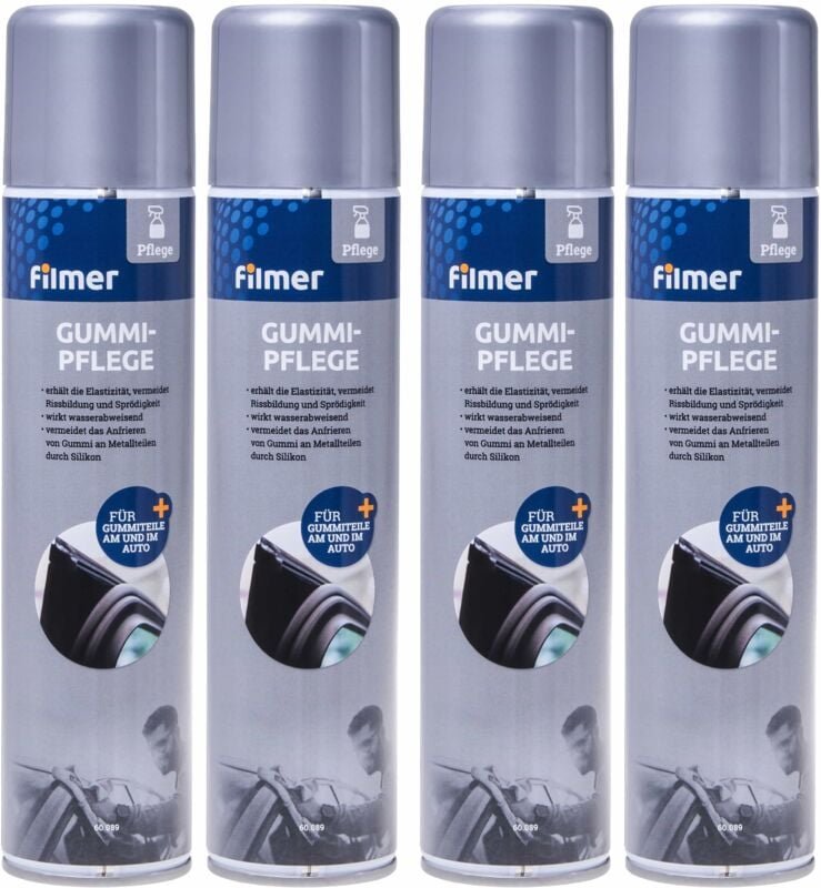 Gummipflege 60.089, 300 ml, 4 Stück - Filmer