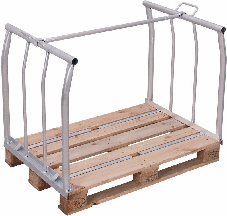 VARIOfit Palettenaufsatz Typ 66 aus verzinktem Stahl 1200x800mm Maße, 1000mm Höhe