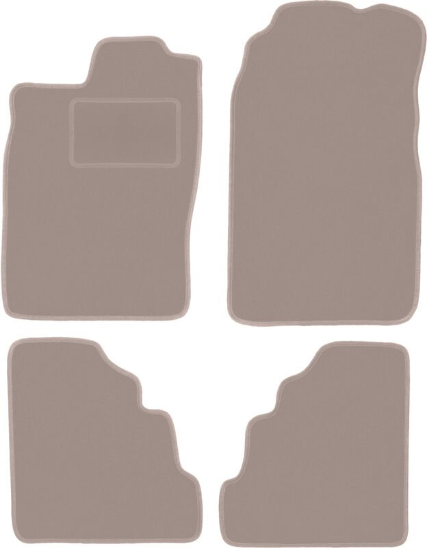 Beige Veloursmatten für: Saab 900 II Fließheck, Liftback (1994-1998)