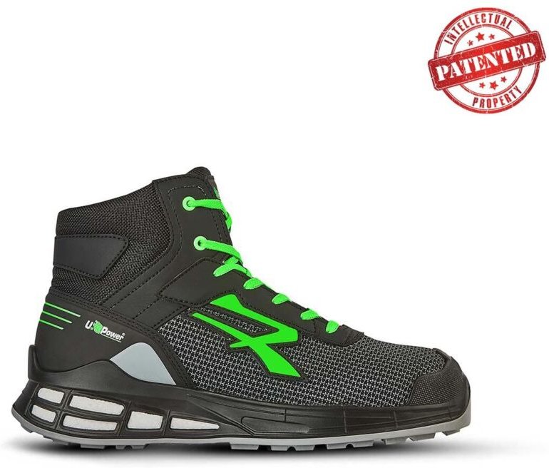 Hochsichere Sicherheitsschuhe BARRET S3 SRC CI ESD - Schwarz/Grün 35