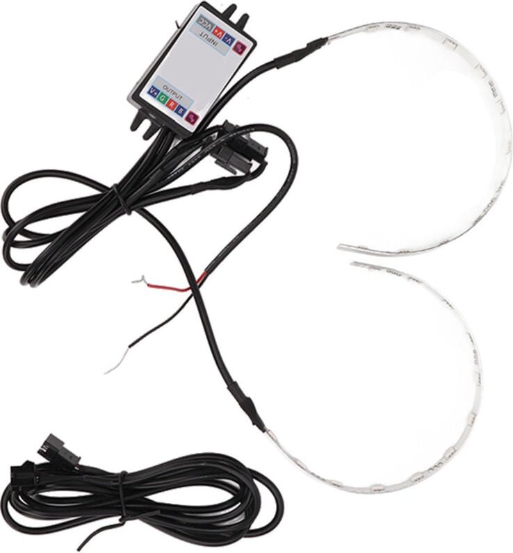 10 stücke Multicolor RGB LED Dämon Auge Bluetooth APP Control Halo Ring Scheinwerfer für Auto