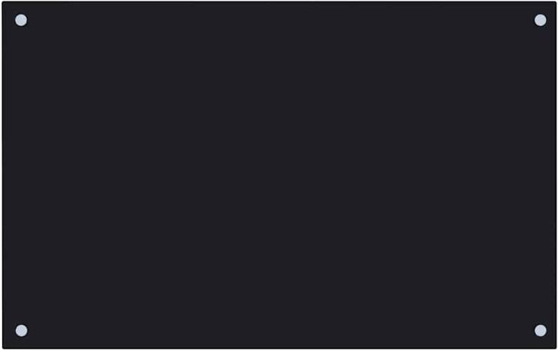 Küchenrückwand Schwarz 80x50 cm Hartglas Vidaxl