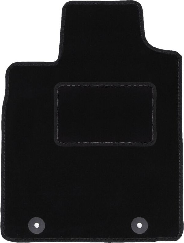 Fahrermatte schwarz für: Dacia Duster 2WD SUV (2010-2018)
