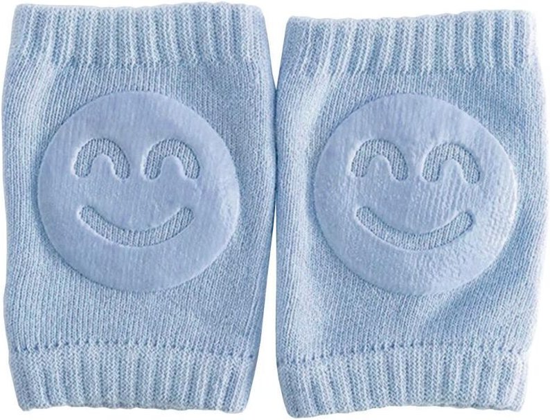 Weiche knieschutzer fur kinder - blau