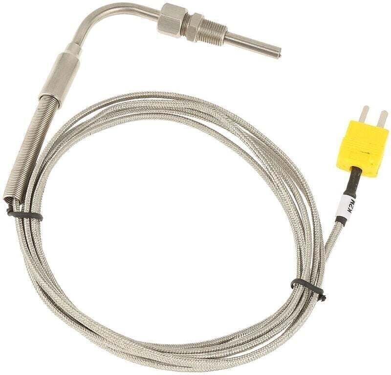 Ulisem K-Typ EGT-Thermoelement für Abgastemperatursensor mit freiliegender Spitze und Stecker