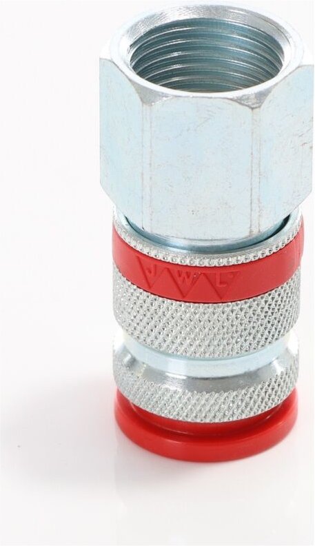 Jwl Stahlkupplung dn 7,8 bsp mit Innengewinde 1/2'