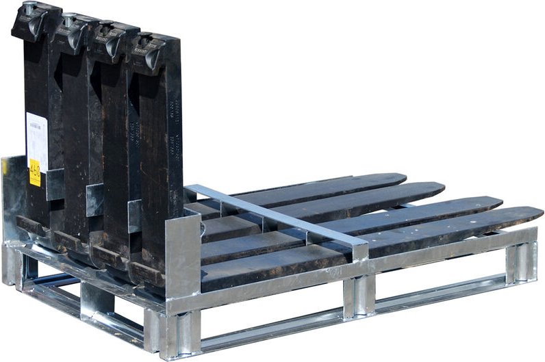 Bauer Gabelzinkenpalette GZP 4, feuerverzinkt