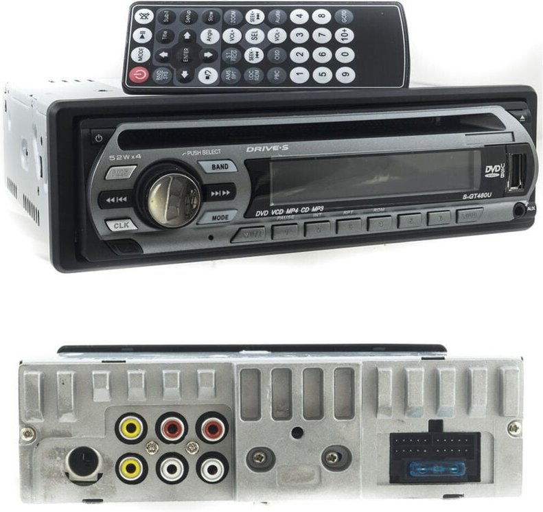 Trade Shop - autoradio stereo für auto radio fm MP3 sd usb dvd cd aux GT460U mit telecomand -