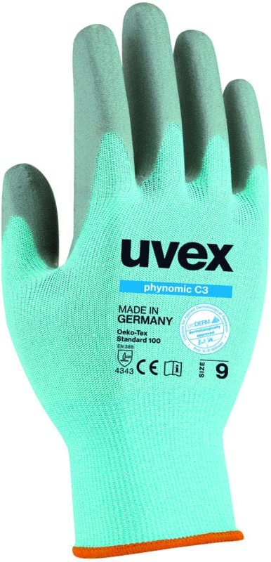 uvex phynomic C3 6008007 Schnittschutzhandschuh Größe (Handschuhe): 7 EN 388 1 Paar