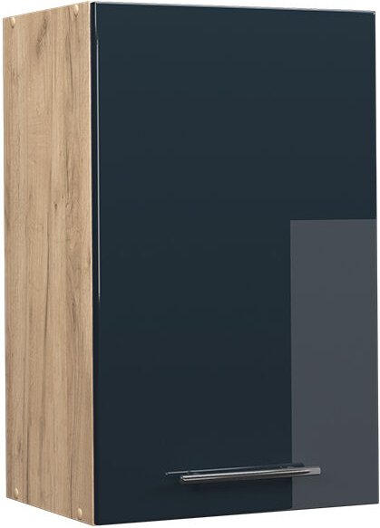 Vicco - Hängeschrank Fame-Line, Dunkelblau Hochglanz, 45 cm