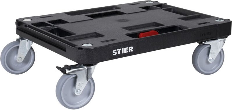 Systainer-Rollbrett rb BLACK-Edition für alle T-Loc Systeme und Systainer³, 100 kg Tragkraft, mit 2 stabilen Griffen, pr...