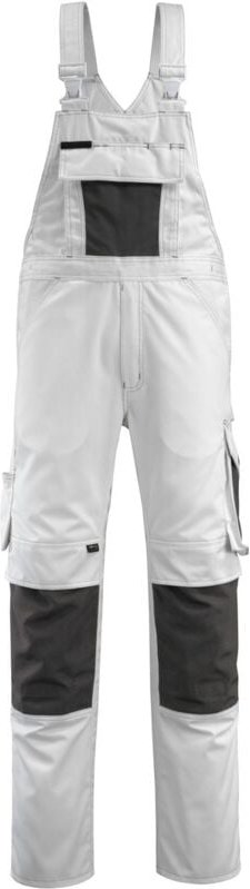 Thumbnail - Mascot UNIQUE Latzhose Augsburg Gr. 124 weiss/dunkelanthrazit