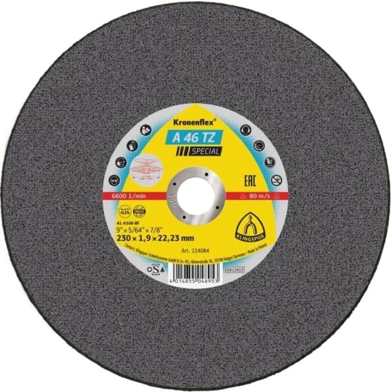 Stahltrennscheibe 150x1,6 KLINGSPOR A46TZ