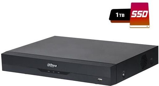 Dahua XVR5108HE-I3-1 Pro Serie AI 1U WizSense Penta-brid 2K HD+ 8CH 5MP 5IN1 P2P SMD Plus Gesichtserkennung Alarm IVS Io...