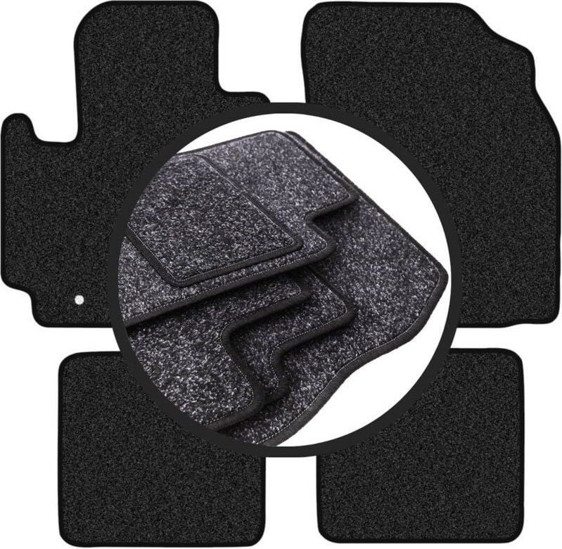 ANTHRA Autofußmatten für: Toyota RAV4 II 2WD 3-Türer (2001-2005)