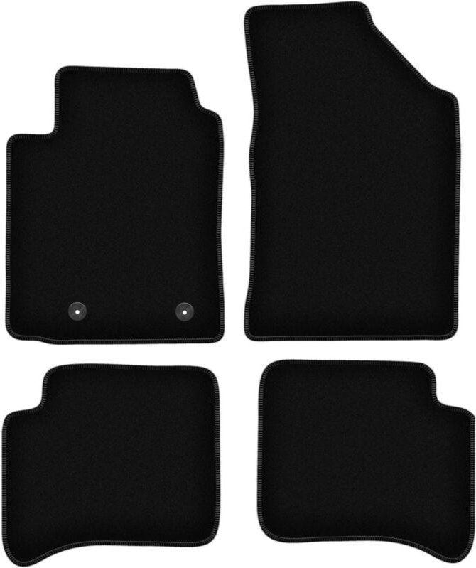 BASIC schwarze Veloursmatten für: Toyota Yaris I 5-Türer (1999-2005)
