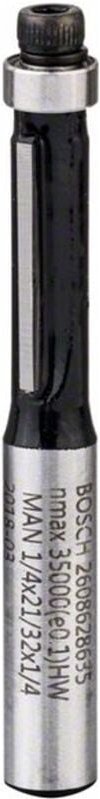 Bündigfräser 1/4, D1 6,35 mm, l 12,7 mm, g 54 mm - Bosch