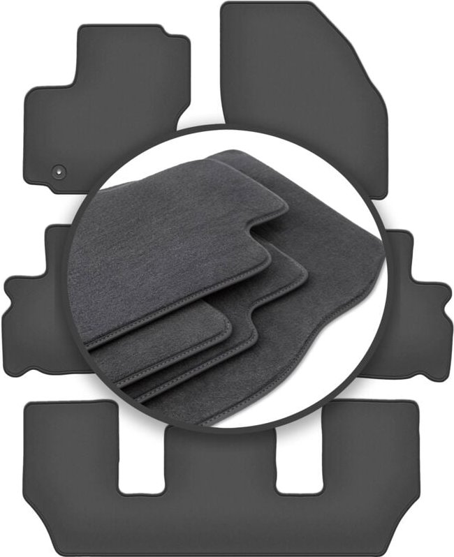 Premium-Fußmatten für: Ford Galaxy MK2 7-Sitzer (2006-2011)