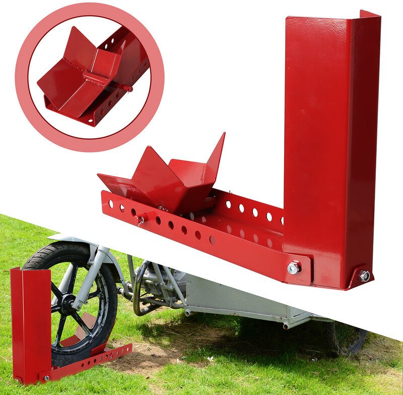 1 Stück Motorradständer Einstellbar Motorradheber Heber Montageständer Motorrad Montageständer Rot - Swanew