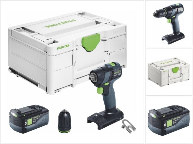 Akku-Bohrschrauber txs 18-Basic + 1 Akku 5,0 Ah - 576894A - Festool