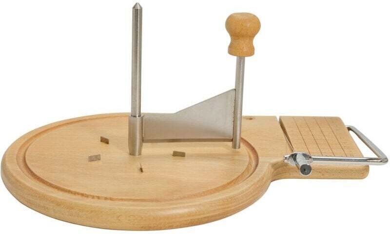 Käsereibe aus Holz, Käserad, Schokoladenreibe, rostfrei, vielseitig einsetzbar, mit Griff mumu