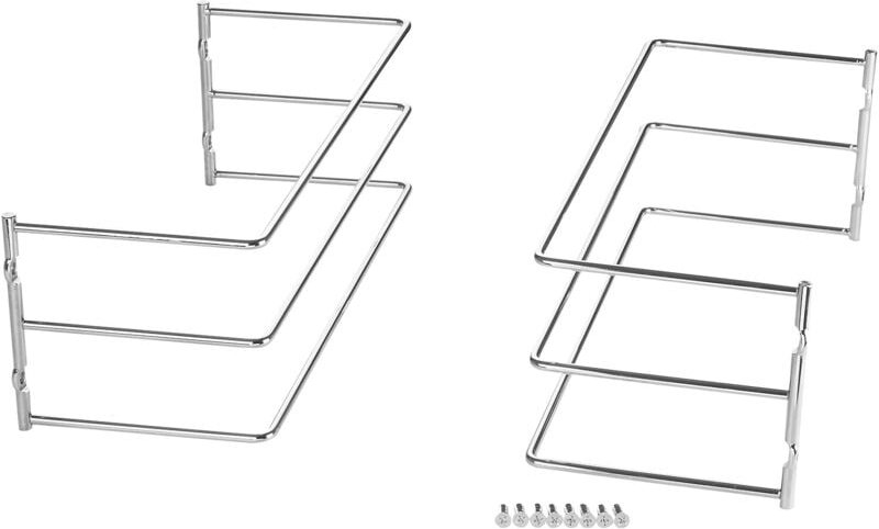 Sotech Backblechhalter zum Einbau in 60 cm breiten Küchenschrank für 3 Backbleche 364 x 140 x 125 mm chrom poliert