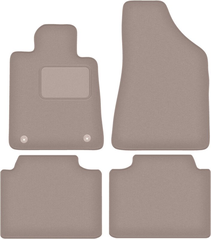 Beige Veloursmatten für: Renault Safrane Liftback (1992-2000)