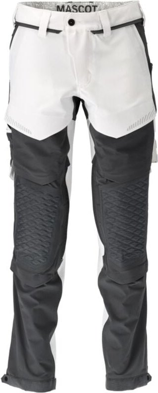 Hose mit Knietaschen 22279-605-0689 Gr. 82C52 weiss/Anthrazitgrau - Mascot