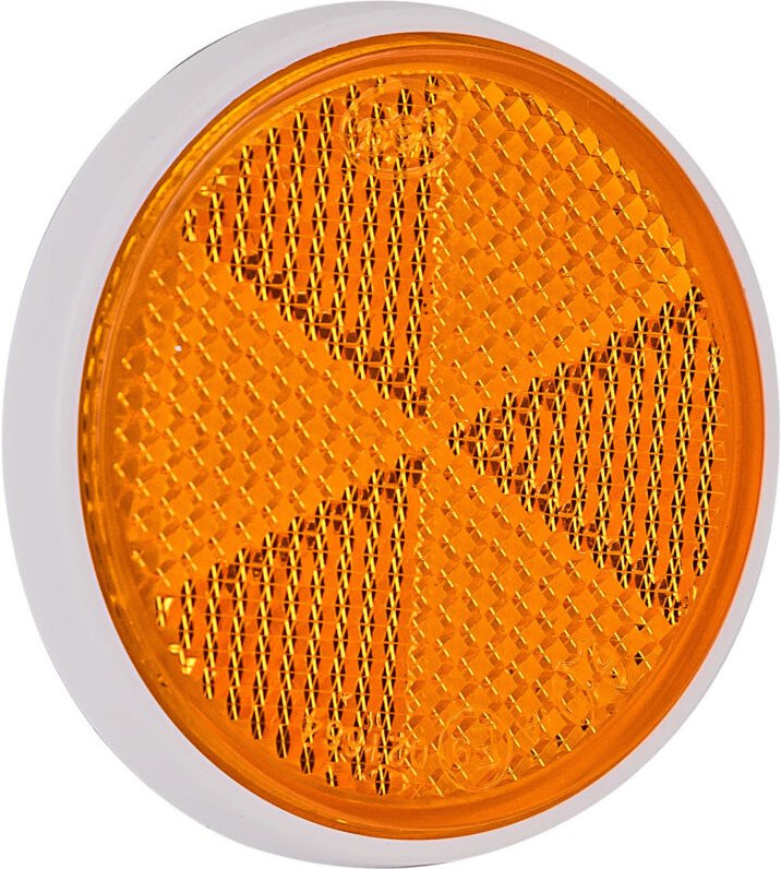 Dema - Rückstrahler 'rund' gelb selbstklebend