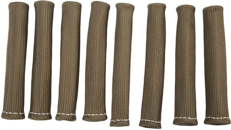 SUNXURY 8 Stück Zündkerzenkabel-Manschetten 2500 °F Hitzeschild-Schutzhülle für Motor-Hot Rods