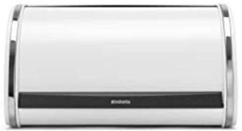 Brabantia - Broteimer mit Schiebedeckel, weiß, mittelgroß