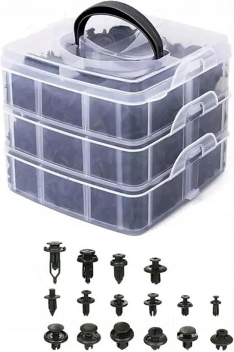 Set Universal-Autopolsterklammer 620 Stk