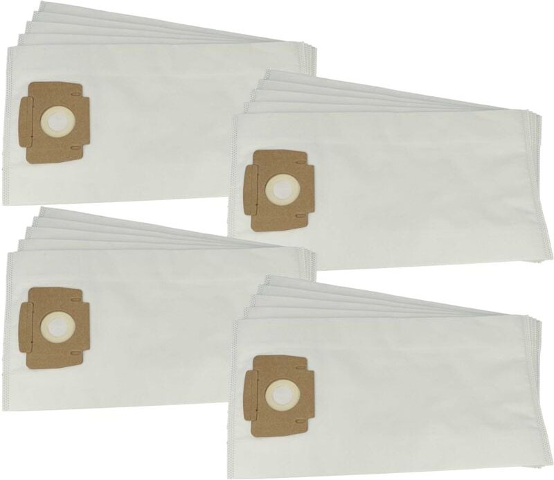 20x Staubbeutel Ersatz für Cleanfix 022.431, 022.431.120 für Staubsauger - 45,5cm x 24cm Weiß - Vhbw