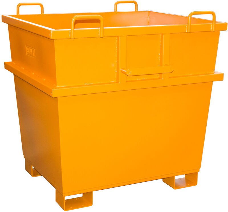 Bauer Universalcontainer UC 500, lackiert, Gelborange