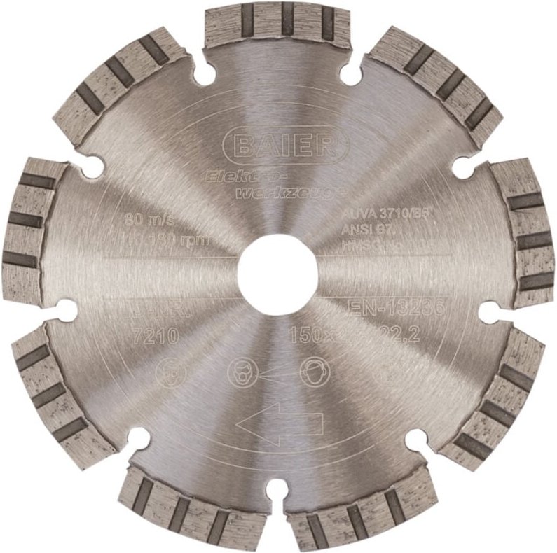 Diamantscheibe Laser Turbo Premium 125 x 22,2 mm - Baier