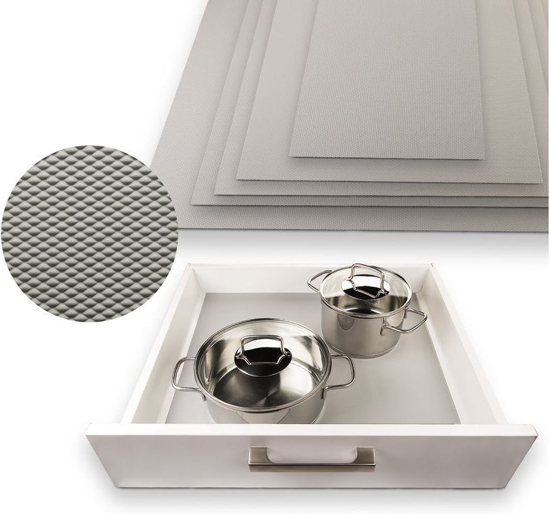 So-tech - Schubladenmatte Orga-Grip Einlegematte 1082 mm silbergrau für Blum Schublade