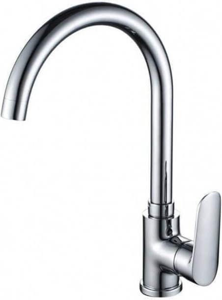 Waschtischmischer modell ein auslauf mit hohem auslauf in chrom finish scarub0874cr