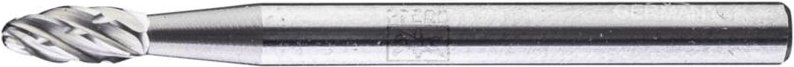 Thumbnail - PFERD TOOLS Hartmetall Hochleistungsfrässtift ALLROUND Flamme B Ø03x07 mm Schaft-Ø 3 mm universal grob