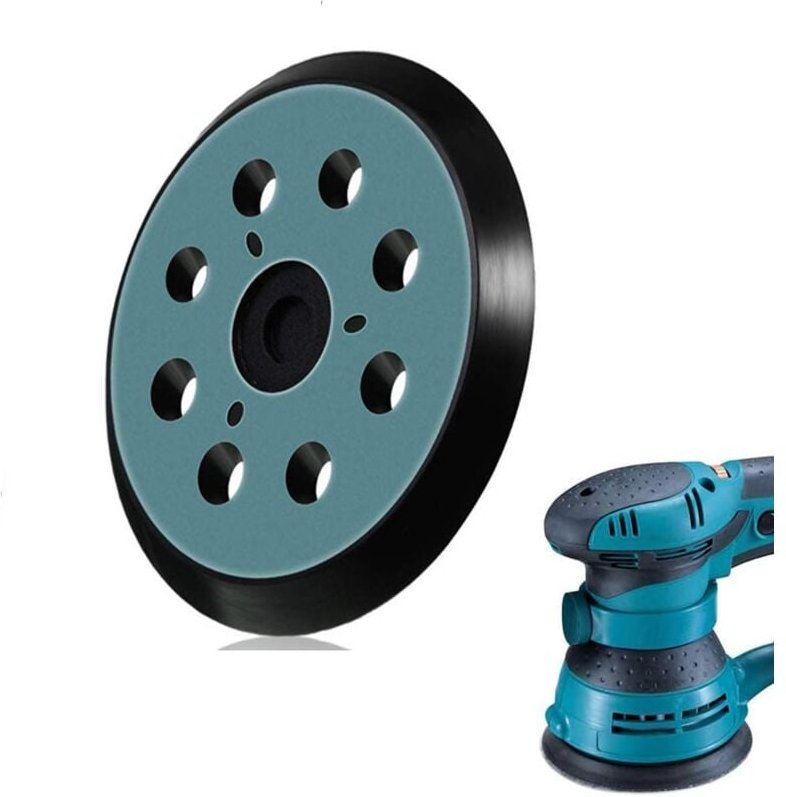 125 mm Schleifpad, 8-Loch-Schleifpad für Makita BO5041 M9202B M9204B DBO180