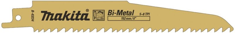MAKITA B-43234 Säbelsäge 152mm 5/8TPI 5Stk