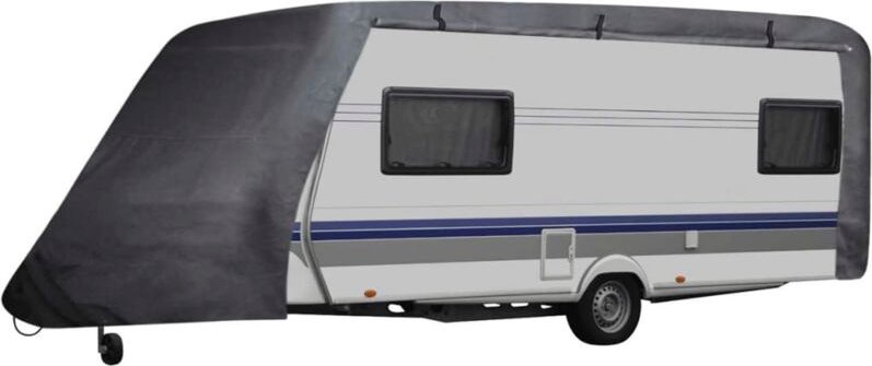 Wohnwagen-Abdeckung Grau Gr. s Vidaxl