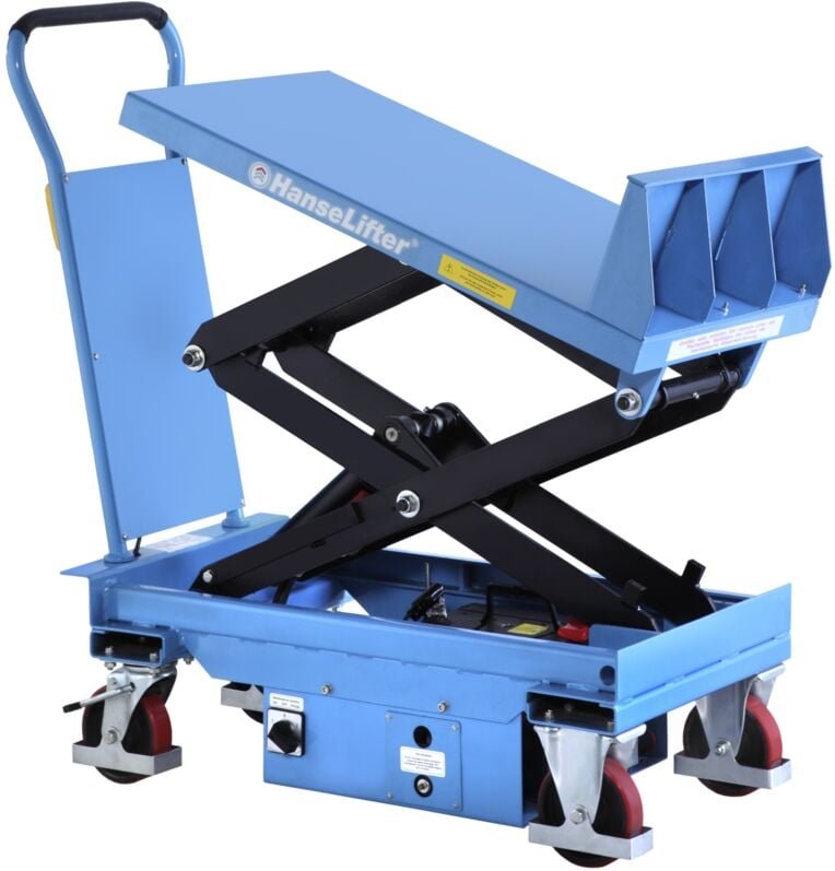 Hanselifter elektrischer Neigehubtischwagen E-NHT300 Hubhöhe 1000mm Tragkraft 300kg